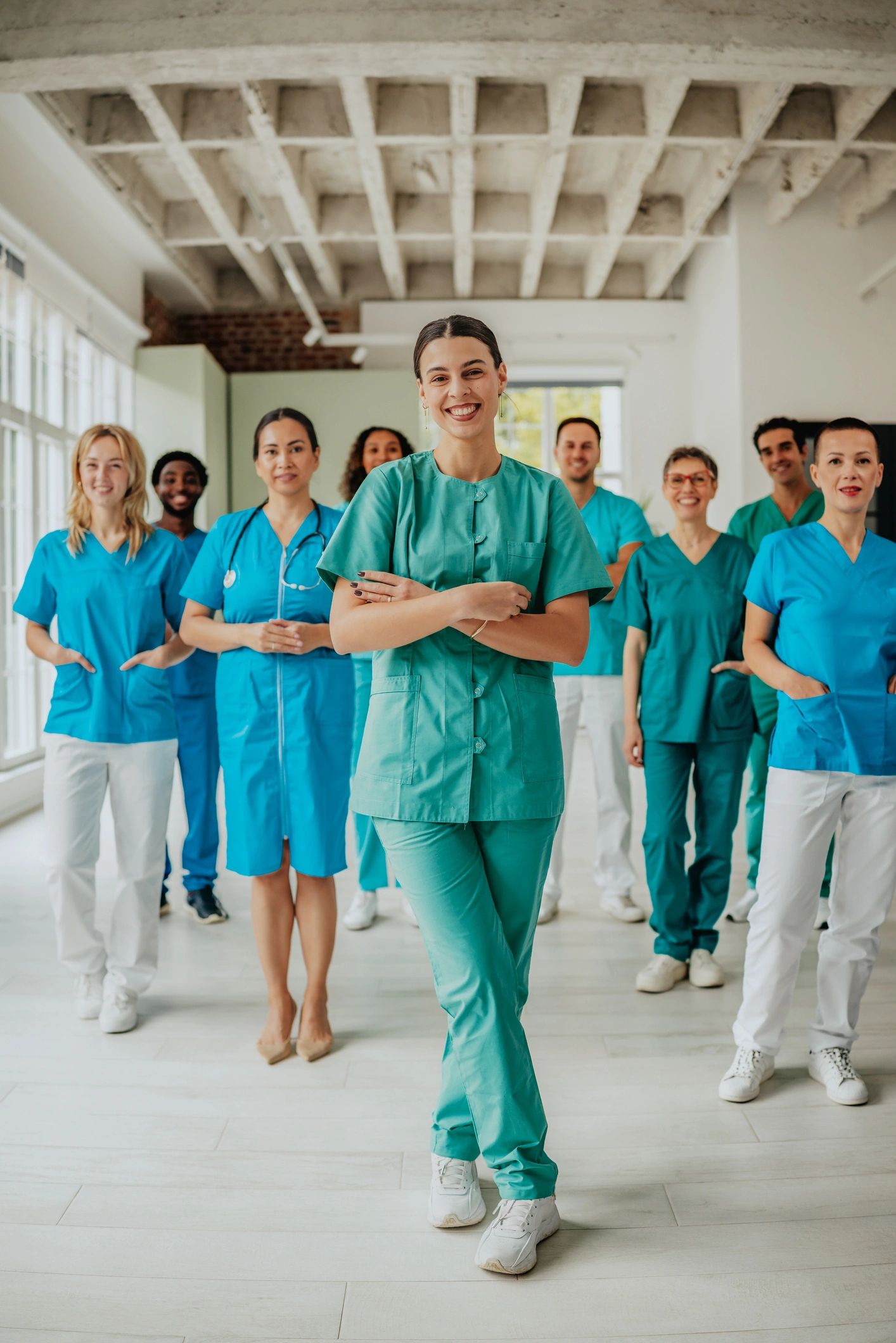Healthcare team portrait representing clinical reviewers